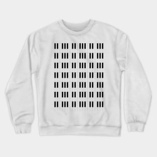 Piano Key Stripes Crewneck Sweatshirt